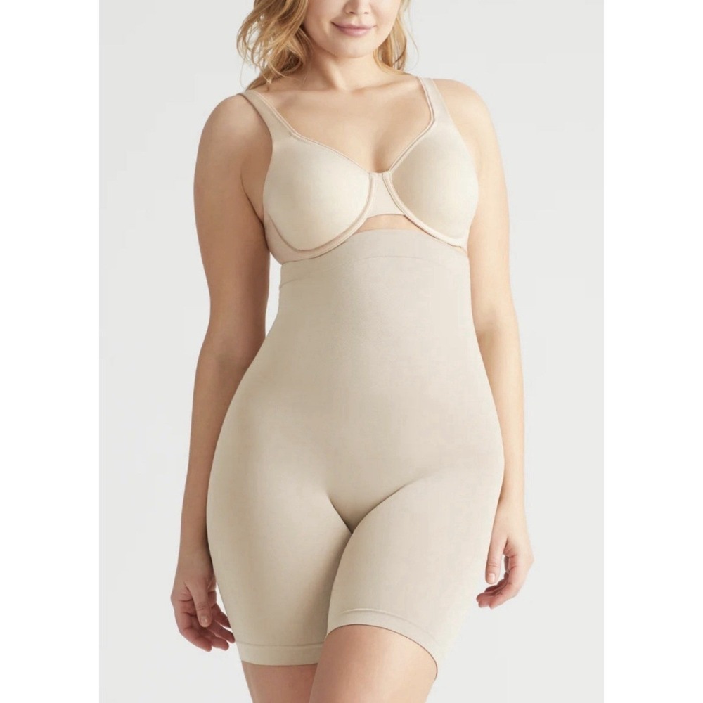 Yummie Seamless Solutions - High Waist Shapewear Thigh Shaper Size 2X/3X